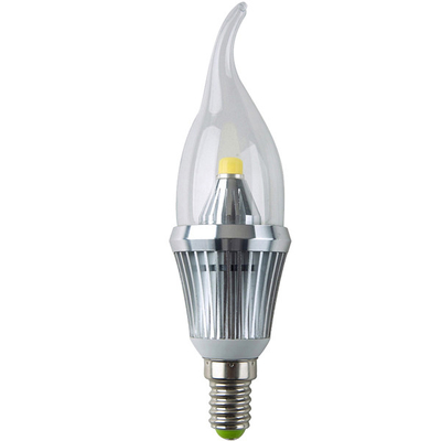6063 aluminium E14 Base 85 - 265V AC 4W LED kaars licht bollen 50 * H110 mm